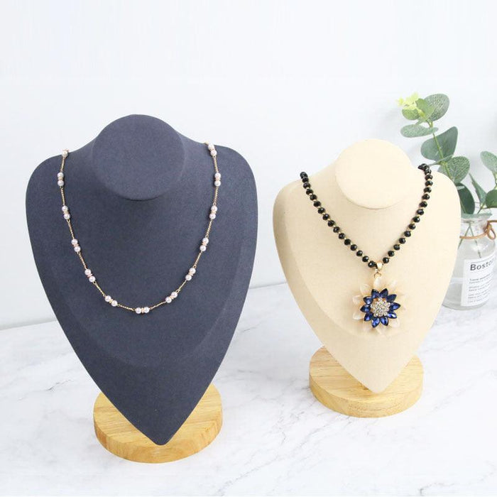 Fiber Elegance Necklace Busts - Jewelry Packaging Mall