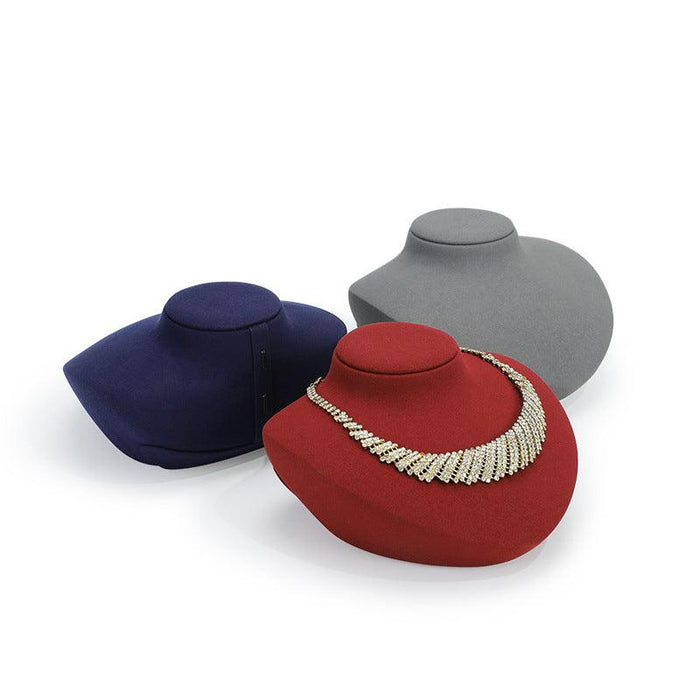 Premium Microfiber Necklace Busts - Jewelry Packaging Mall