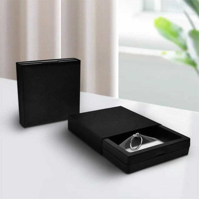 Paper Sleeve Transparent Film Box (50 pcs per pack) - Jewelry Packaging Mall