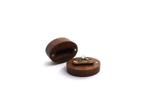 Eternal Walnut Ring Box - Jewelry Packaging Mall