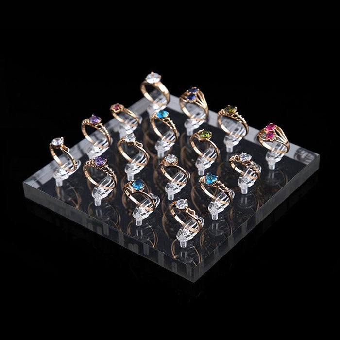 16 Position Crystal Cube Ring Display-JPM0077 - Jewelry Packaging Mall