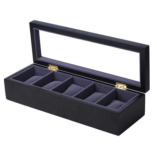 Piano Finish 5 Position Watch Organiser-JPM0205 - Jewelry Packaging Mall