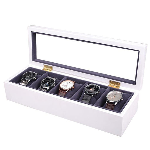 Piano Finish 5 Position Watch Organiser-JPM0205 - Jewelry Packaging Mall