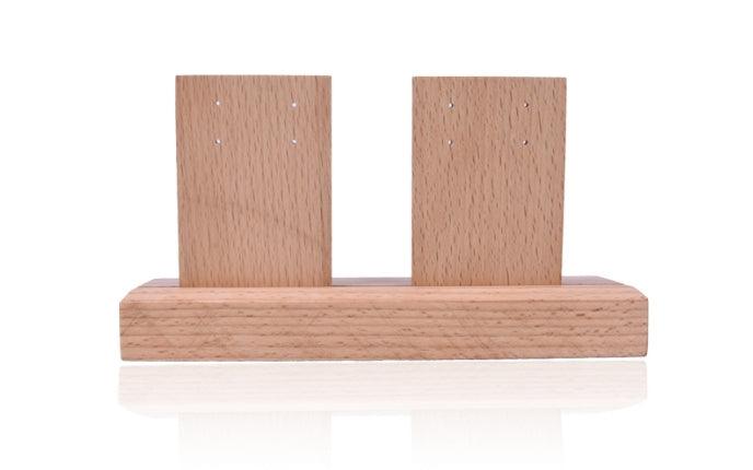 Wood Earrings Display(2PCS)-JPM0101 - Jewelry Packaging Mall