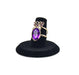 Opulence Sophisticated Black Velvet Ring Stand - Jewelry Packaging Mall