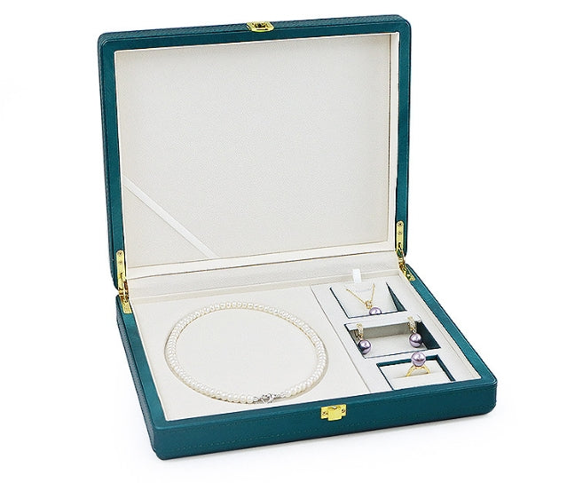 High-Grade Mother's Day PU Leather Pearl Set Box