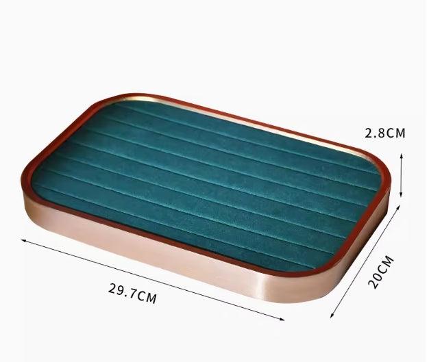 Luxe Rounded Metal Tray-JPM0280 - Jewelry Packaging Mall