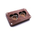 Magnetic Sliding Lid Wooden Ring Box - Jewelry Packaging Mall