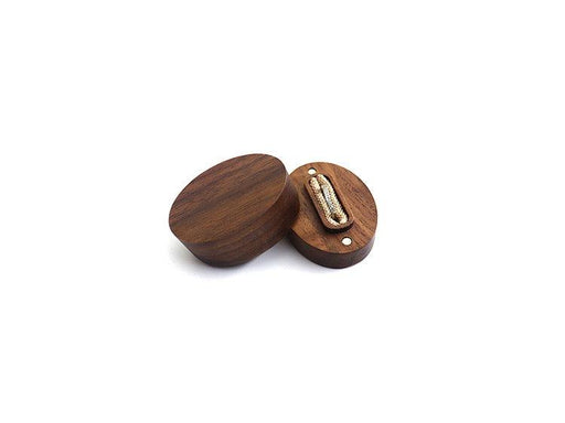 Eternal Walnut Ring Box - Jewelry Packaging Mall