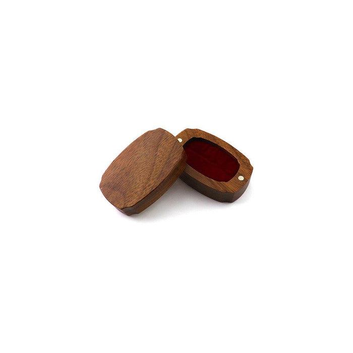 Walnut Whimsy Ring Box - Jewelry Packaging Mall