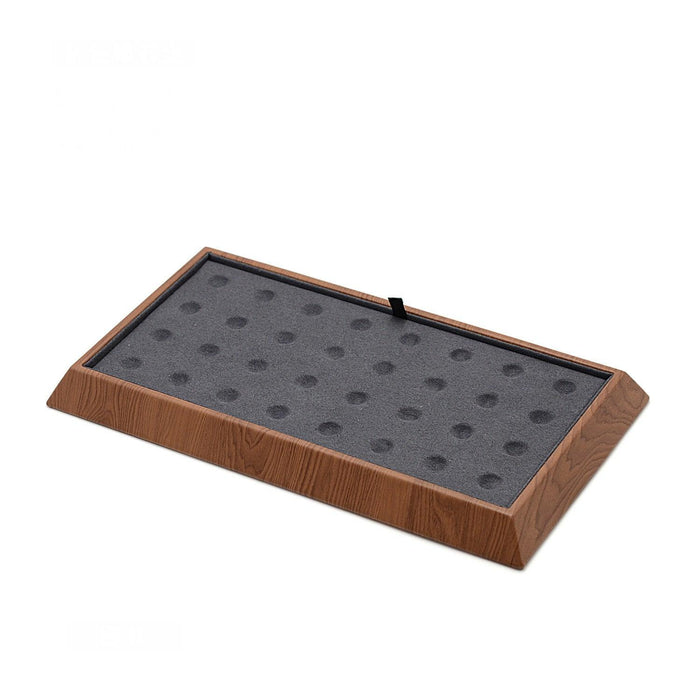 Wooden Frame Microfiber Gemstones Tray - Jewelry Packaging Mall