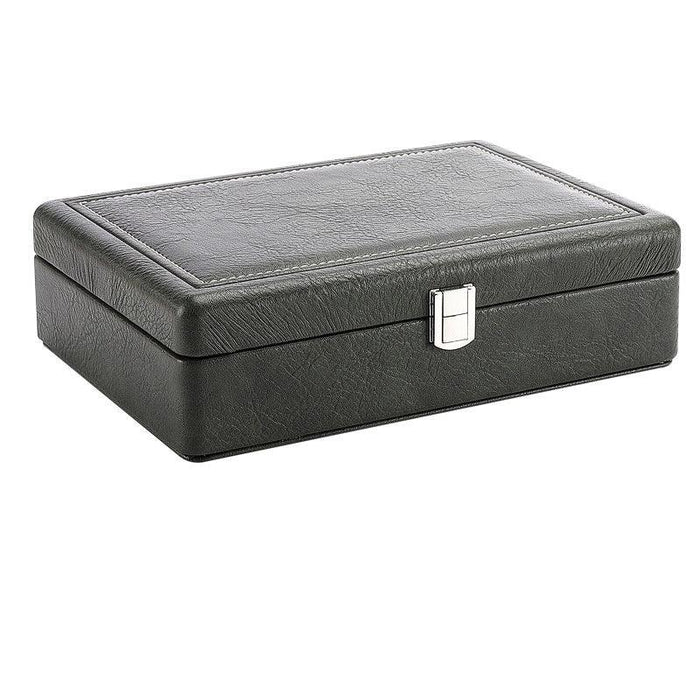 Sophisticated Leather Portable Storage Boxes - Jewelry Packaging Mall