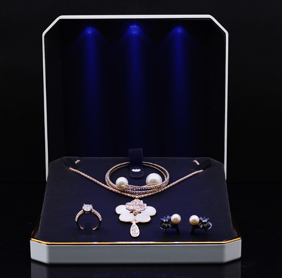 Octagonal set LED - Jewelry Packaging Mall