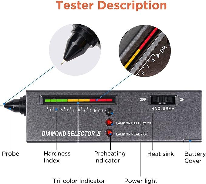 Diamond Tester Pen, High Accuracy Jewelry Diamond Teste Portable Electronic Diamond Tester Tool for Jewelry (without Battery) - Jewelry Packaging Mall