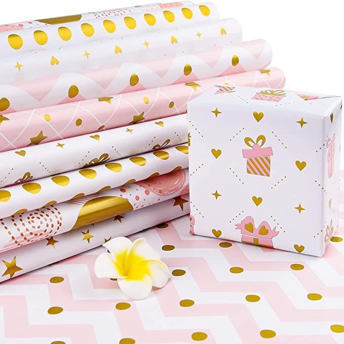 Pinky Pattern Wrapping Paper - Jewelry Packaging Mall