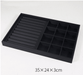 Black Linear PU Leather Showcase Tray-JPM0058 - Jewelry Packaging Mall