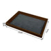 Black Walnut Wood Frame Showcase Tray-JPM0068 - Jewelry Packaging Mall