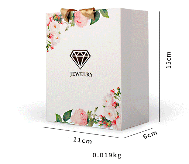 Simple "Jewelry" Shopping Bag - Jewelry Packaging Mall