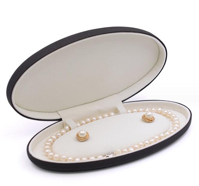 Ostrich Egg Pearl Necklace Boxes - Jewelry Packaging Mall